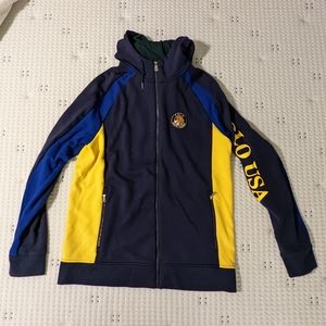 Large Polo Ralph Lauren zip up hoodie